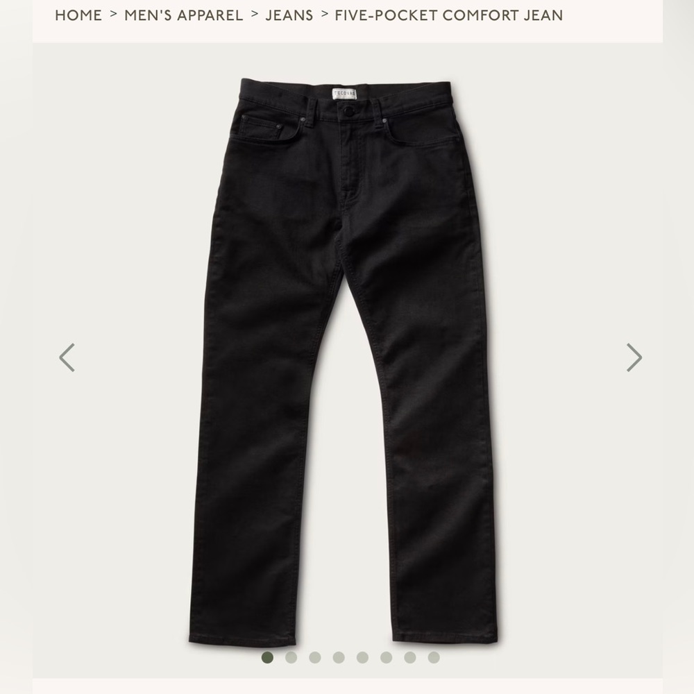 Men comfort bootcut jeans